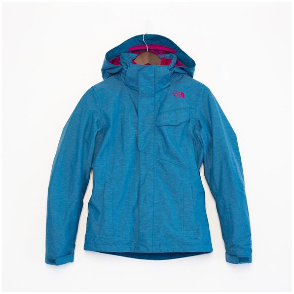 The North Face Winter Coat Women S Teal Pink Alpine Moonstruck 3 in 1 Jacket - Picture 2 of 12